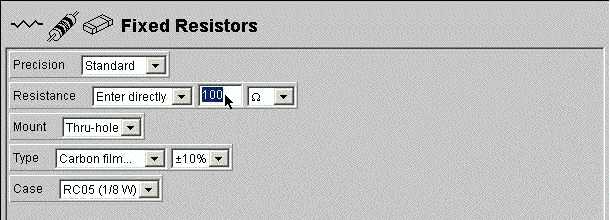 Enter value directly